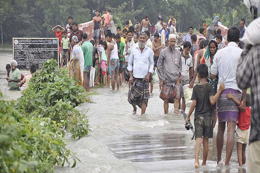 10,630 metric tonnes of rice and Tk 31 million will be distributed to the affected districts and those at risk from the floods, Minister Mofazzal says.