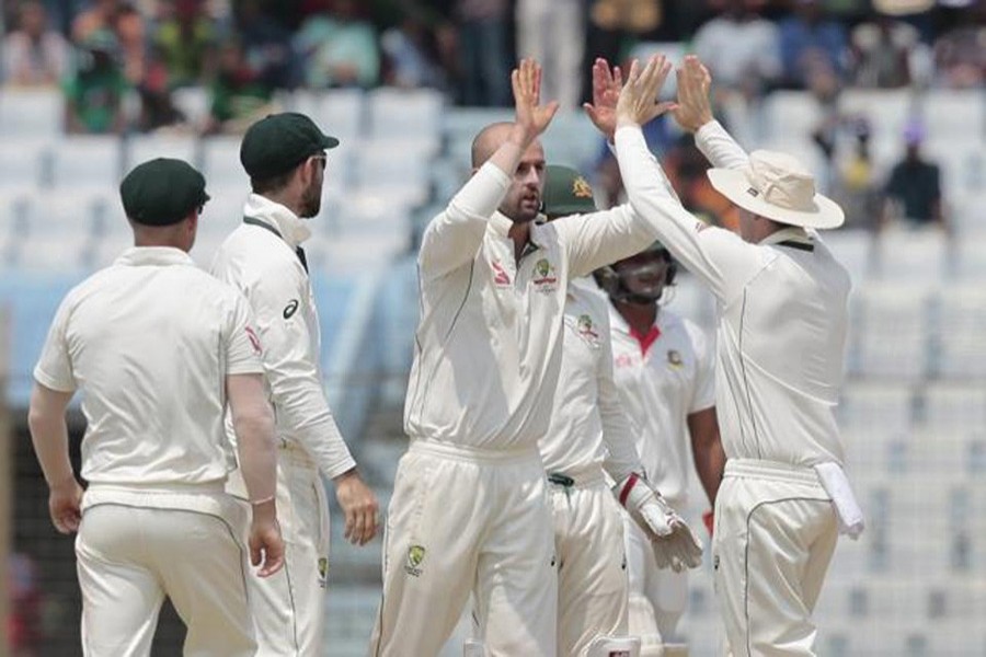 Aussie spinner Nathan Lyon. - AP photo