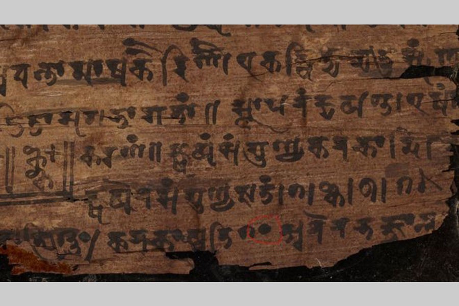 Indian manuscript has earliest recorded origin of zero symbol