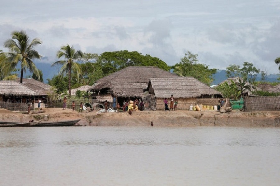 Representational Image: Rohingya village is seen on a river bank in Buthidaung, Myanmar August 29, 2017. Reuters