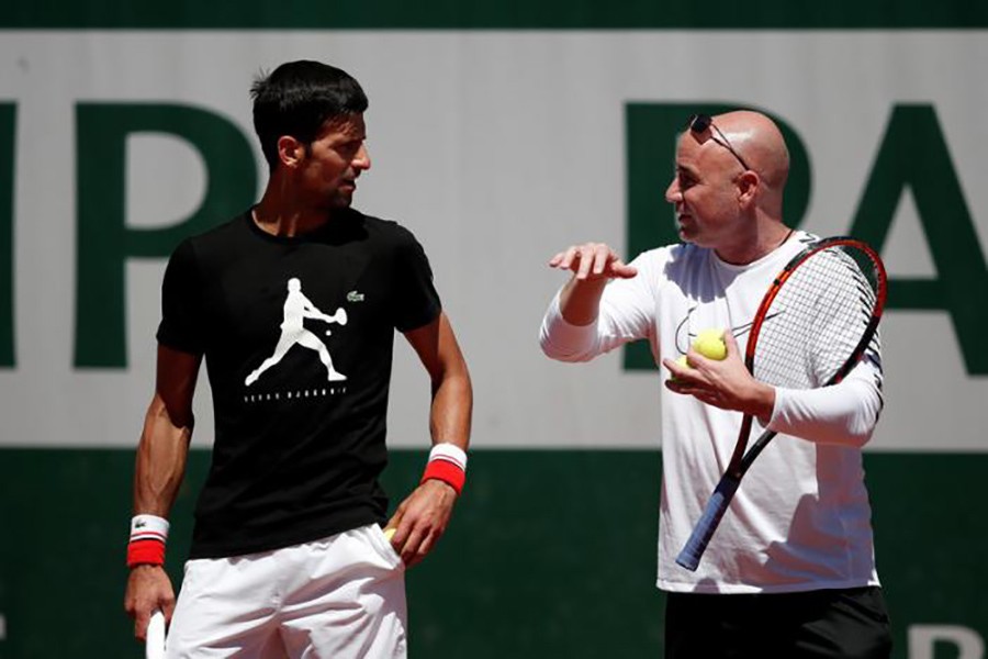 Agassi, who won eight Grand Slam titles, four fewer than Djokovic, will remain as the latter's head coach. - Reuters file photo