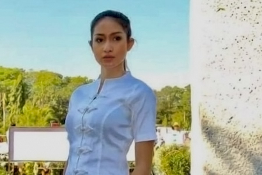 Shwe Eain Si was crowned Miss Grand Myanmar earlier this year (Photo- BBC)