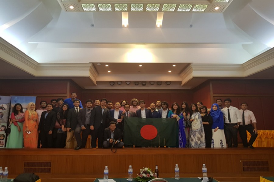 Team Bangladesh at ABP Debating Championship 2017