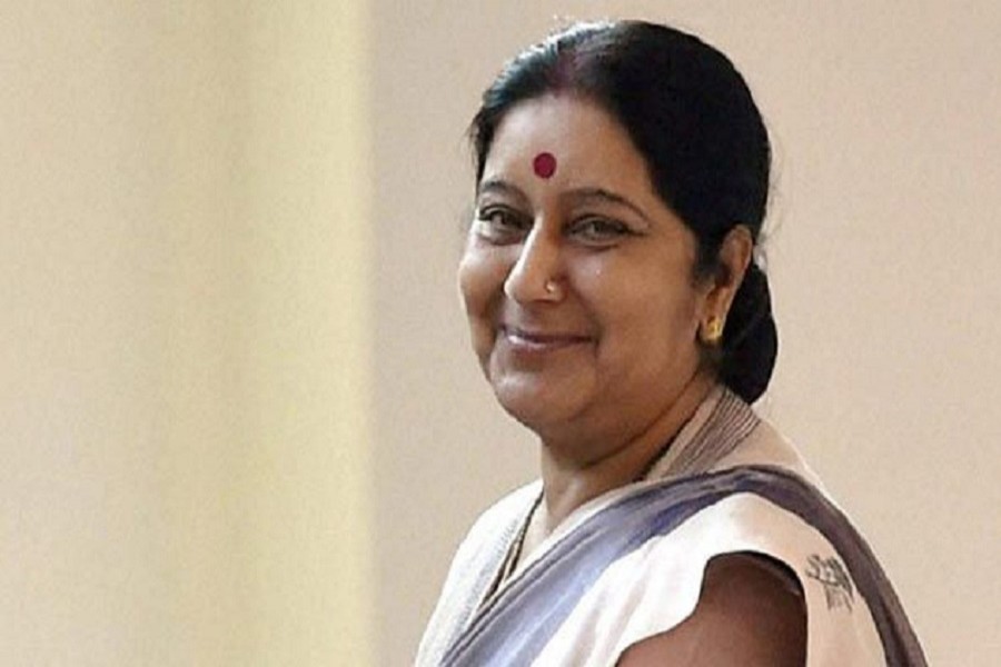 Indian External Affairs Minister Sushma Swaraj. Photo: PTI