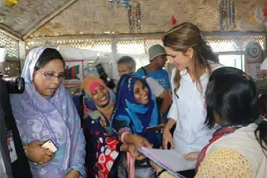 Stand up against injustice: Queen Rania