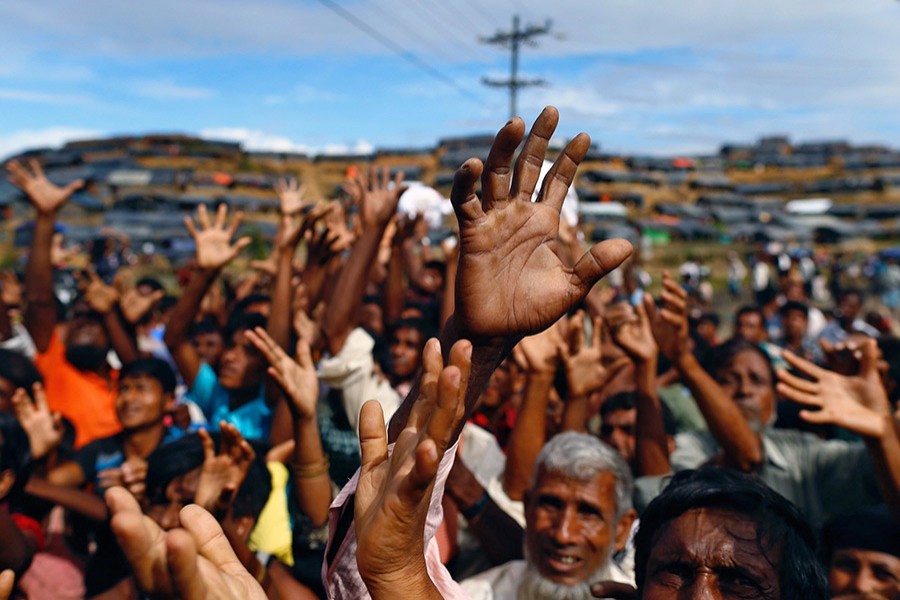 Australian support will contribute to providing food, clean water, sanitation, and shelter to the displaced Rohingyas. - Reuters file photo