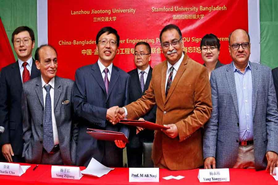 Stamford signs MoU with Chinese univ