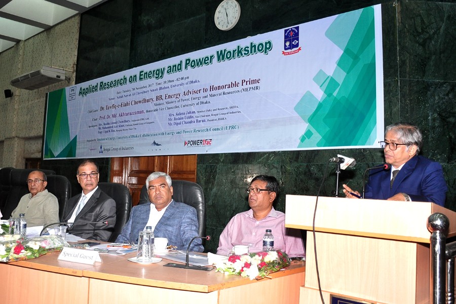 DU holds workshop on ‘Energy and Power’