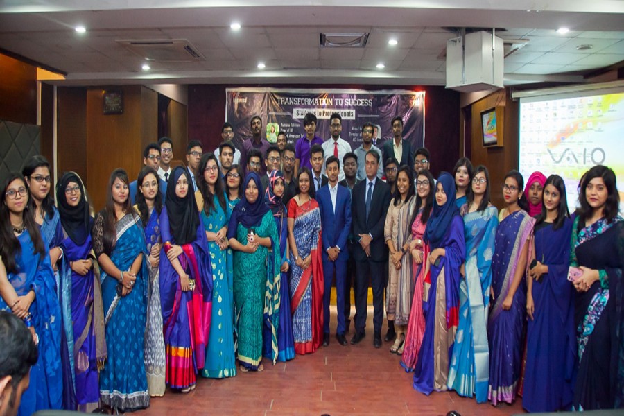 Voice of Business, a business club of Faculty of Business Studies, University of Dhaka, organised a seminar on HR insights. Resource persons and VoB members are in the photo.