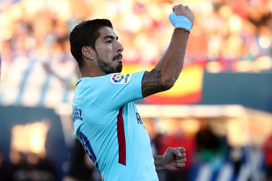 Suarez ended his goalless streak - which had run to 479 minutes - in all competitions. - Reuters photo