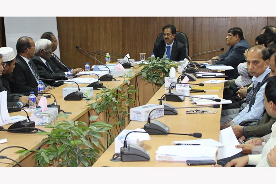 The delegation of Sri Lankan National Procurement Commission held a meeting with IMED officials at Ministry of Planning on Tuesday.