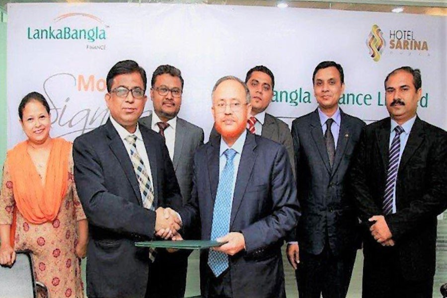 LankaBangla Finance inks MoU with Hotel Sarina