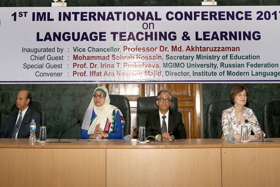 Int’l language conference begins in DU