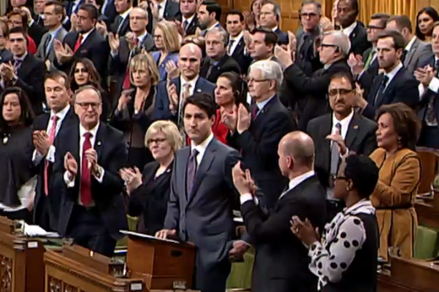 PM Justin Trudeau apologized for previous federal government discrimination against LGBT Canadians on November 28 in the House of Commons in Ottawa.