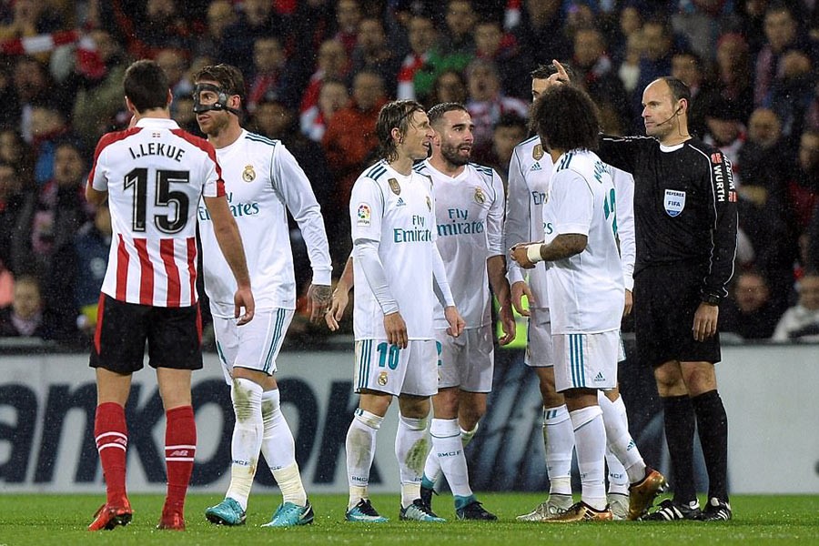 The red card was Ramos’ 19th in La Liga, making him the most sent off player in the competition’s history. - Reuters photo