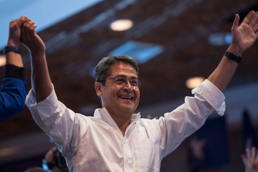 Honduran President Juan Orlando Hernandez (AP File Photo)