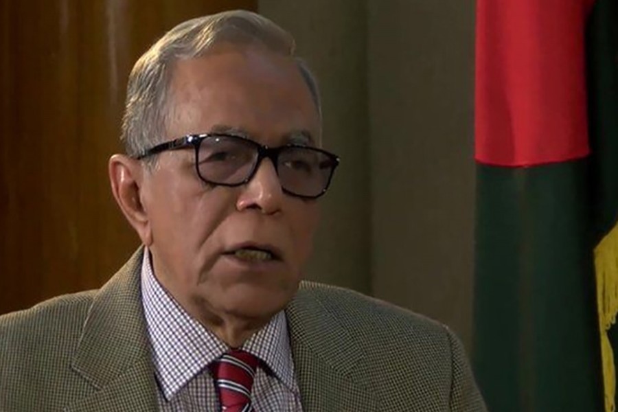 President Hamid will leave Dhaka on Monday for the meeting on Dec 13. - BBC file photo