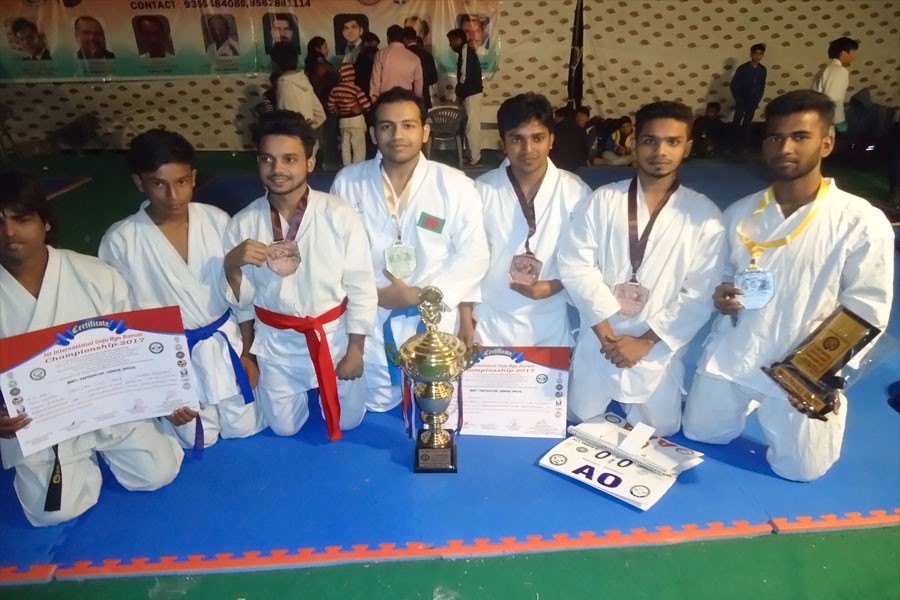 Bangladesh clinch gold in Int'l Karate Championship