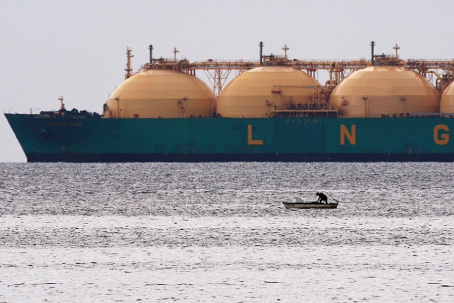 The government decides to import LNG due to the present short-supply of natural gas, the reserve of which is depleting fast. - Reuters file photo