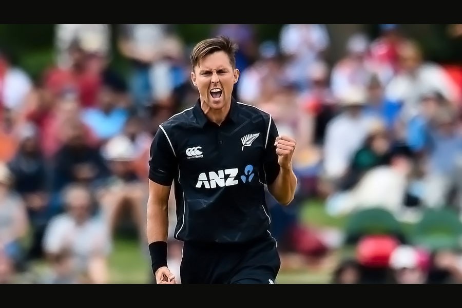 Trent Boult took seven wickets in the 2nd ODI against West Indies ( Courtesy: Photosport New Zealand)