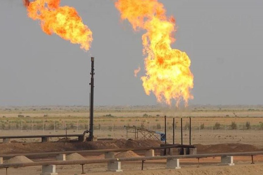 An oil field in East Baghdad