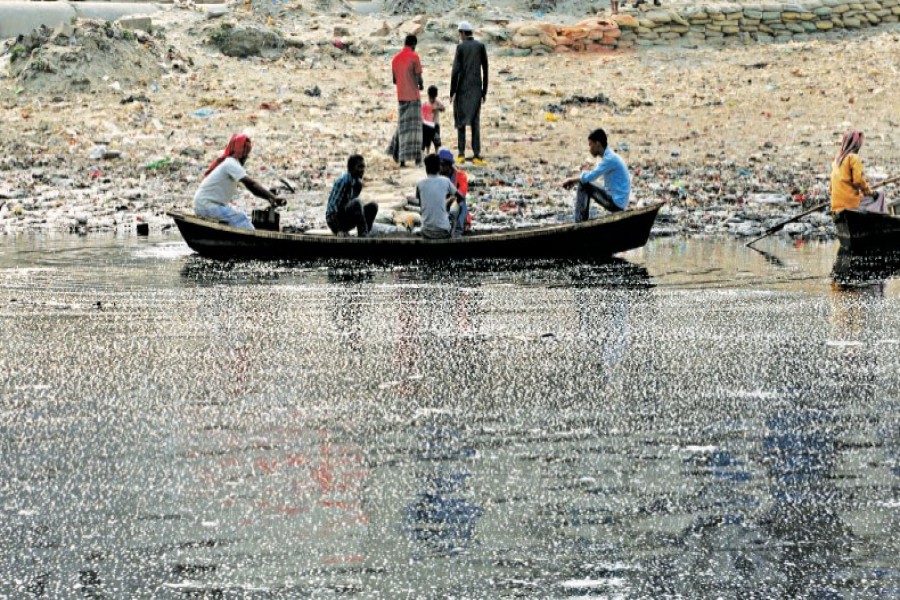 Hazardous chemicals polluting Dhaleswari river