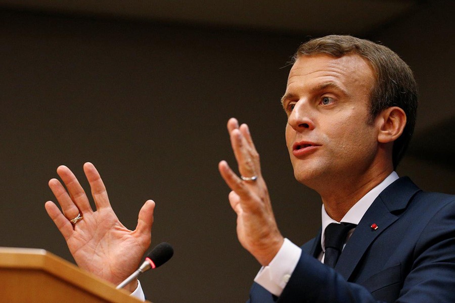 French President Emmanuel Macron. - Reuters file photo