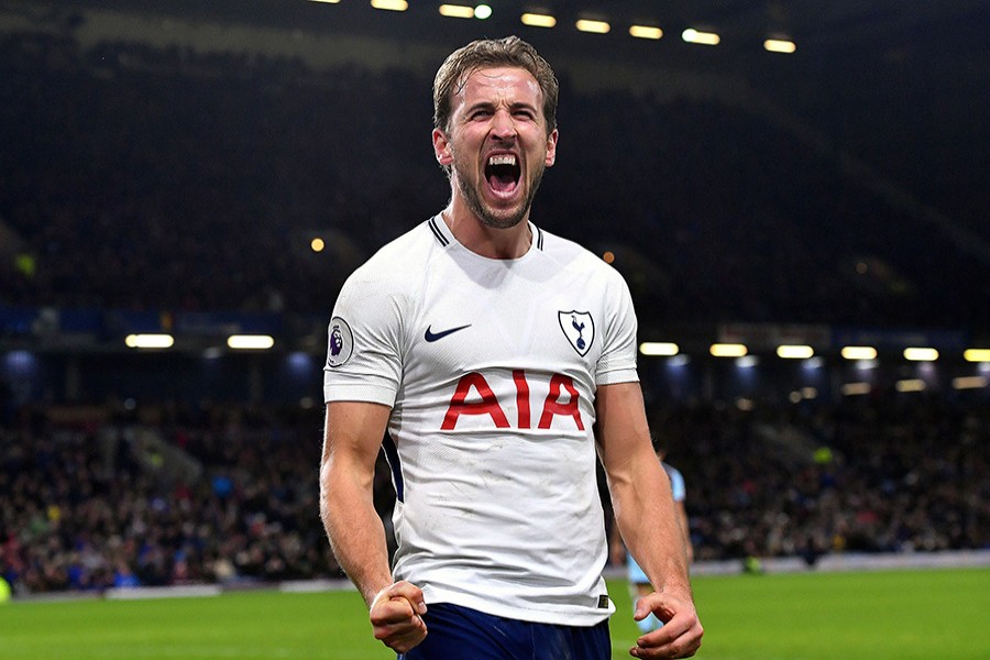 Harry Kane scores  a brace to become Spurs' highest-ever goalscorer in the Premier League. - AP file photo