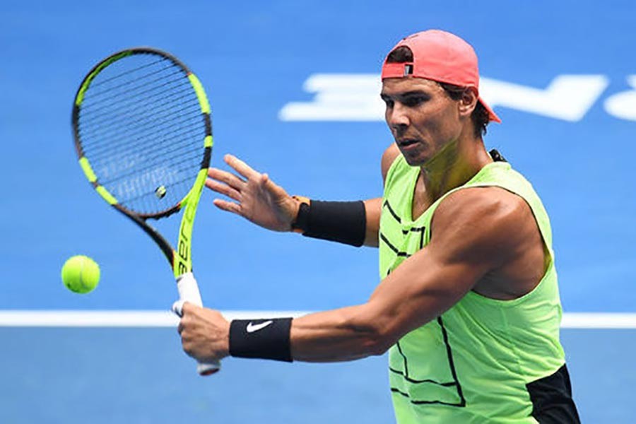 AO18: Nadal powers into second round