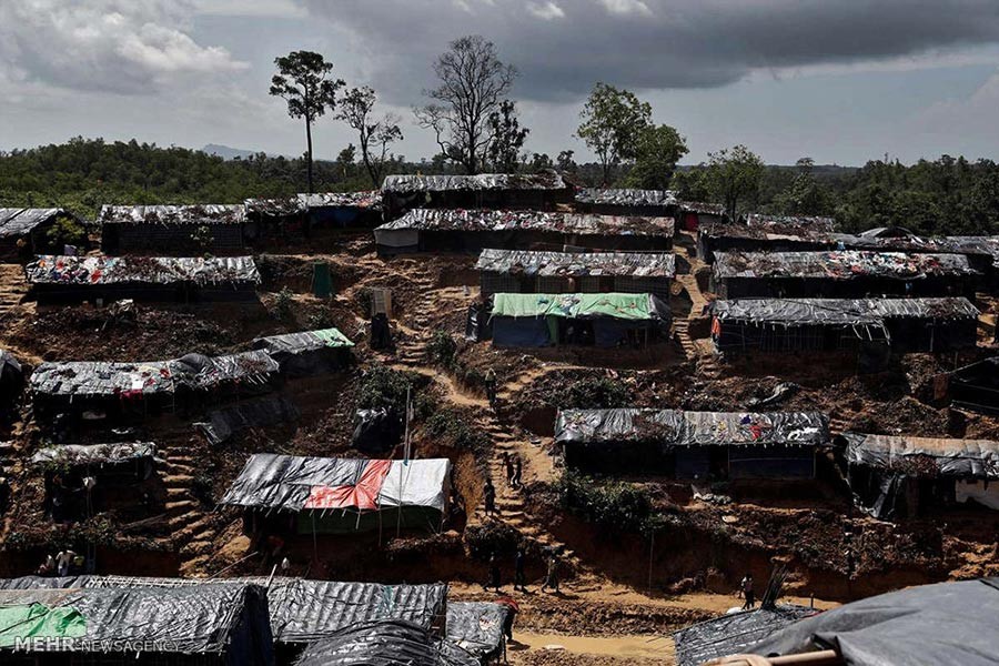 A Rohingya refugee camp is seen in Cox's Bazar, Bangladesh, September 21 last. - Reuters file photo