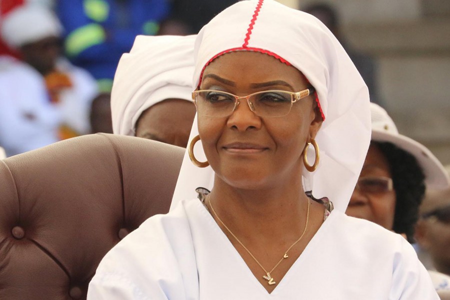 Zimbabwean President Robert Mugabe's wife Grace Mugabe looks on during a national church interface rally in Harare, Zimbabwe on November 5, 2017. - Reuters file photo