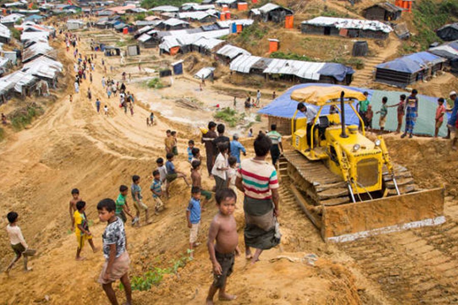 Humanitarian community for upgraded Rohingya camps