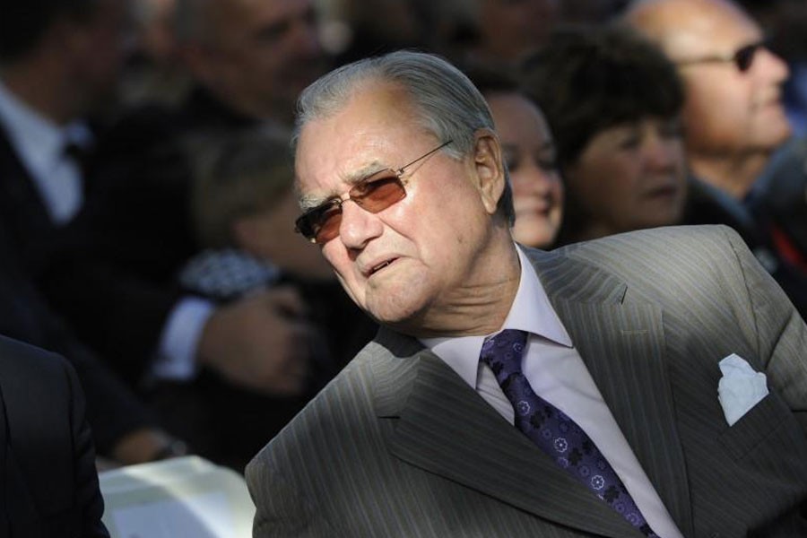 Henrik, Prince Consort of Denmark, attends a centennial celebration in Solvang, California June 11, 2011. (REUTERS)