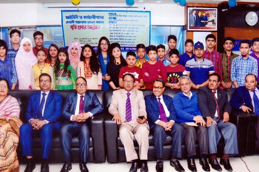 ICB gives scholarship to employees’ children