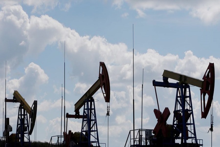 Pump jacks drill for oil in the Monterey Shale, California, US. 	— Reuters