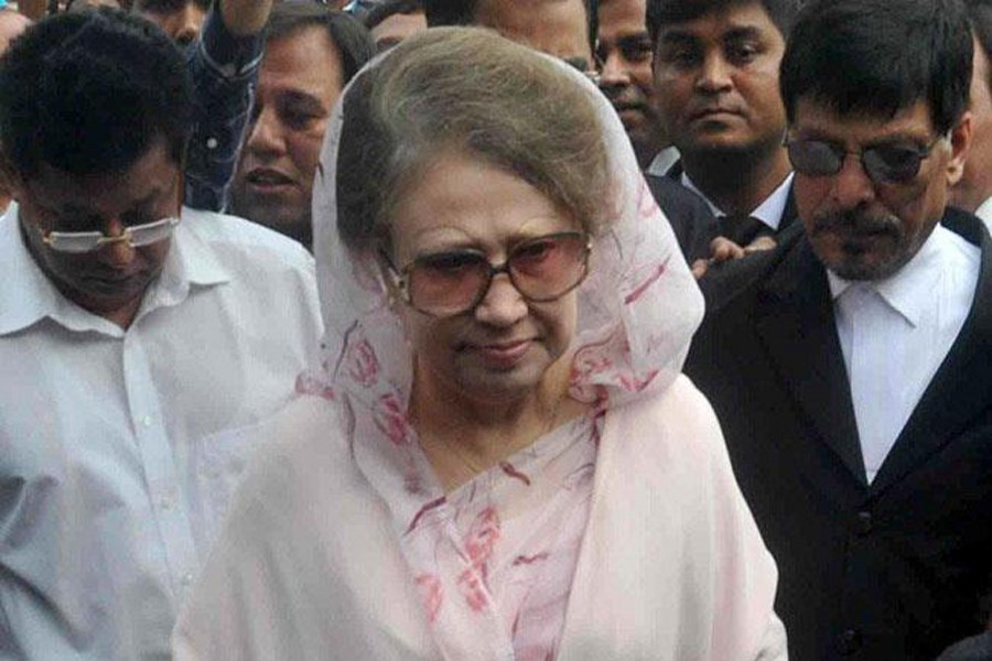 Khaleda not to appear before court for Barapukuria case hearing