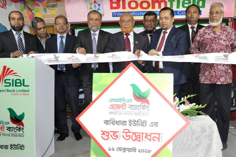 SIBL inaugurates agent banking unit at Baridhara