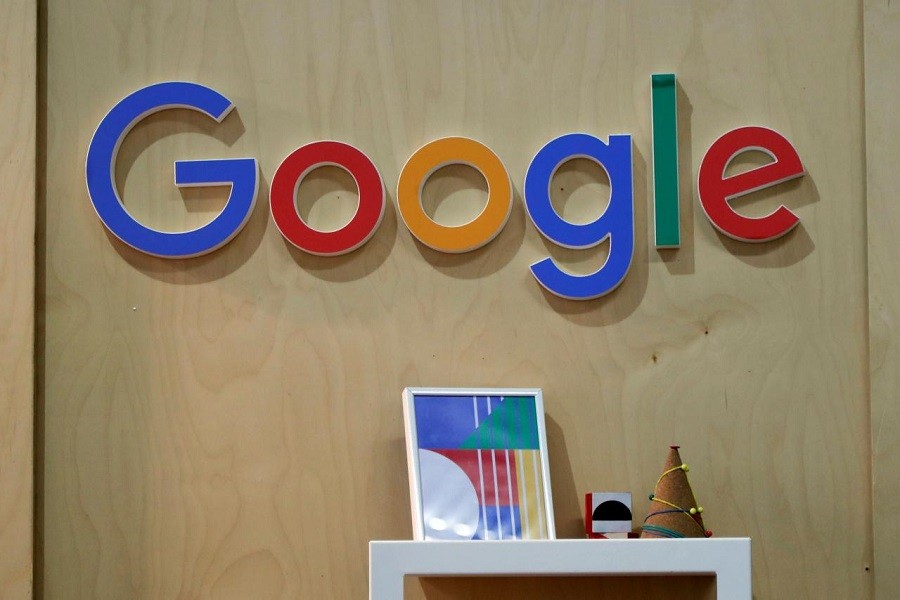 The Google logo is seen at the Young Entrepreneurs fair in Paris, France, February 7, 2018. Reuters