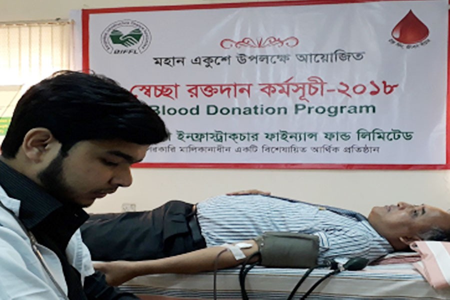 BIFFL arranges blood donation programme