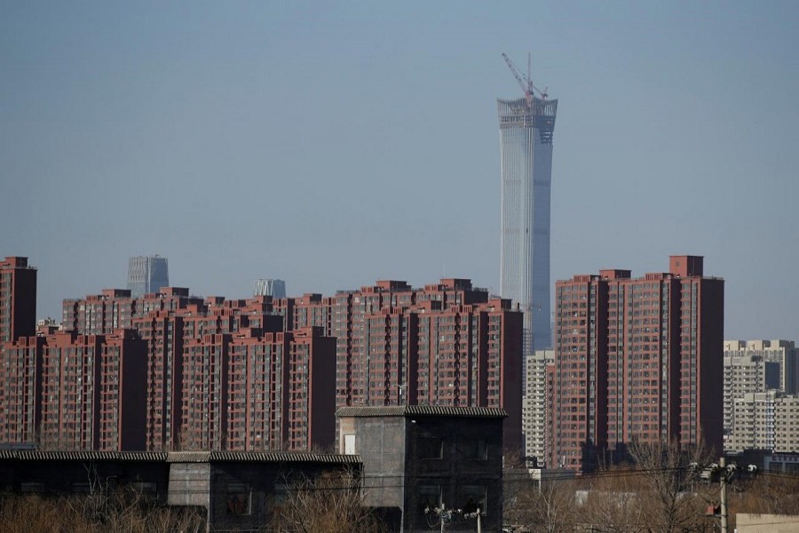 Apartment blocks are pictured in Beijing, China December 16, 2017. Reuters/Files