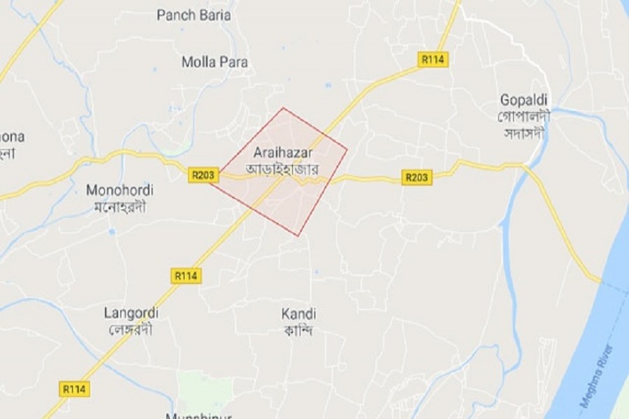 Two die in Narayanganj road crash