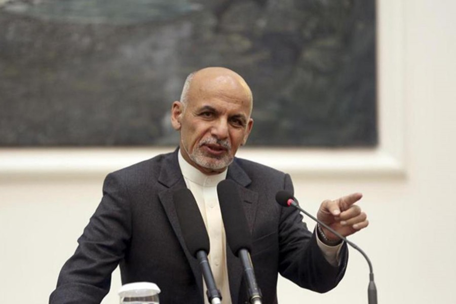 Afghan President Ashraf Ghani seen in this AP file photo.