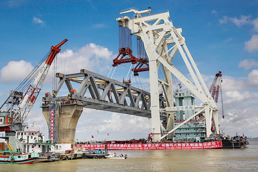 3rd span of Padma Bridge this month