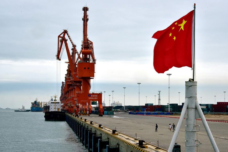 A Chinese national flag is seen at a port in Beihai, Guangxi province, China June 17, 2017. Reuters photo used for representation.