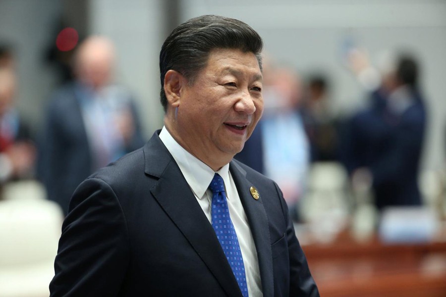 Chinese President Xi Jinping arrives at 2017 BRICS Summit in Xiamen, China, Sep 5 2017. Reuters/File Photo