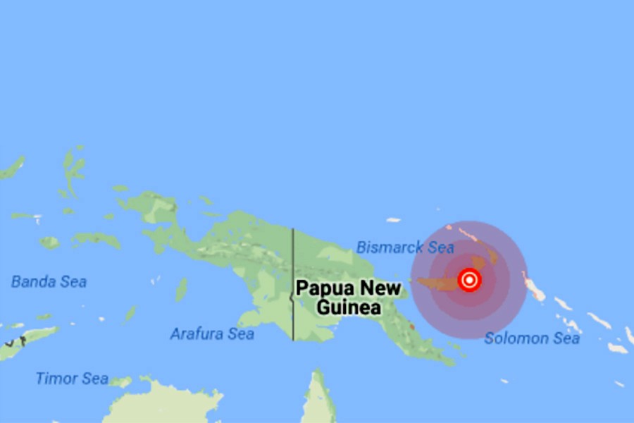 Magnitude 6.8 quake hits near Papua New Guinea