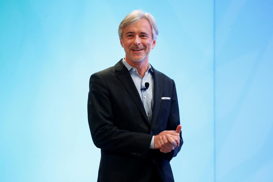 John Krafcik, CEO of Waymo, speaks during the North American International Auto Show in Detroit, Michigan, US, January 8. Reuters/File Photo