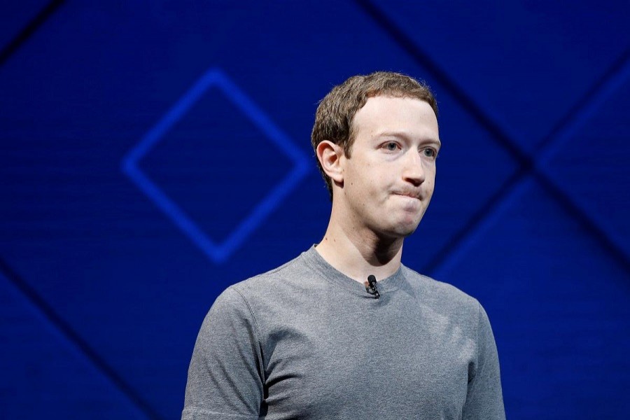 Facebook Founder and CEO Mark Zuckerberg speaks on stage during the annual Facebook F8 developers conference in San Jose, California, US, April 18, 2017. Reuters/File Photo