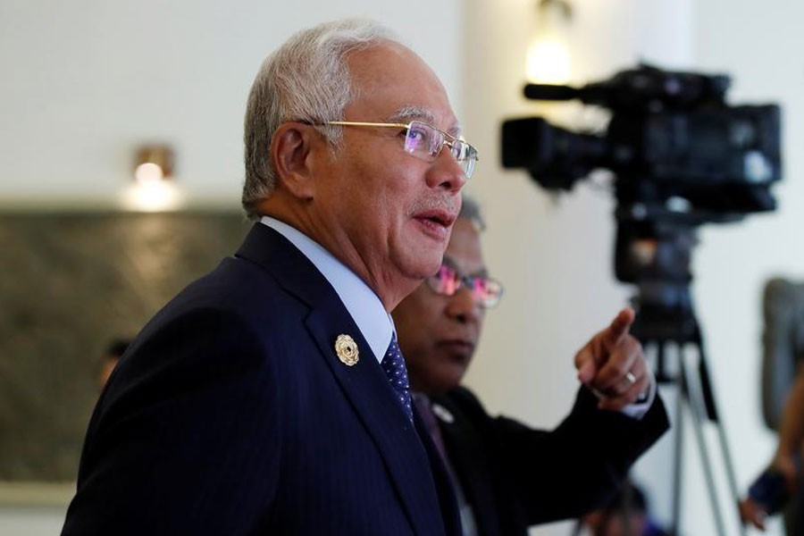 Malaysia’sMalaysian Prime Minister Najib Razak. Reuters Photo.