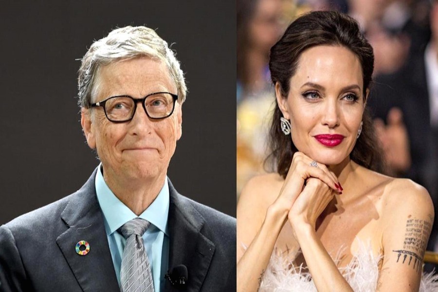 Bill Gates, Angelina Jolie most admired man, woman